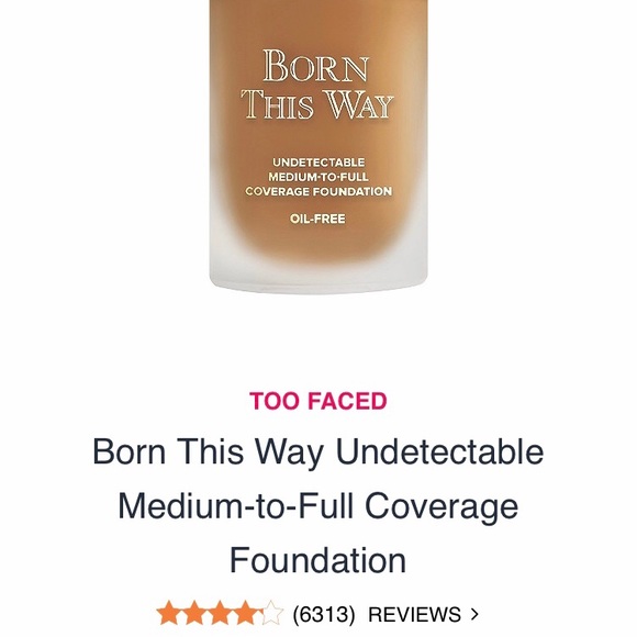 Too Faced Other - Too Faced Born This Way Foundation Butter Pecan